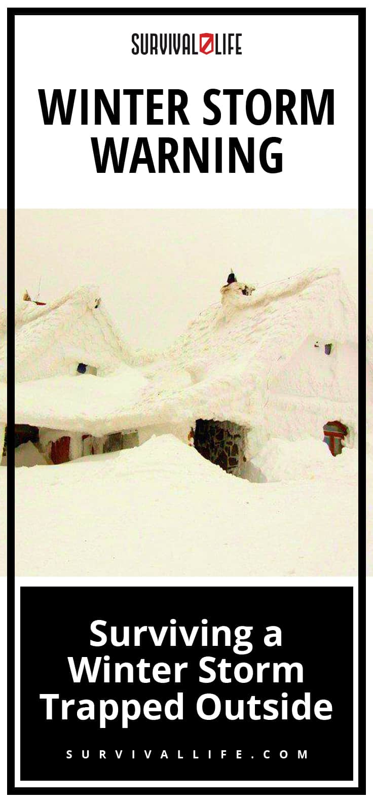 Avertissement de tempête hivernale | Survivre à une tempête hivernale coincé à l'extérieur